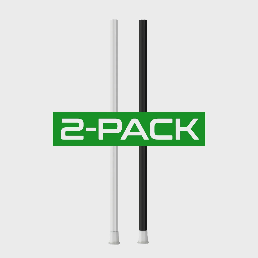 Darkhorse-175 Attack/Midfield/Box Shaft — 2-Pack Bundle - Black & White
