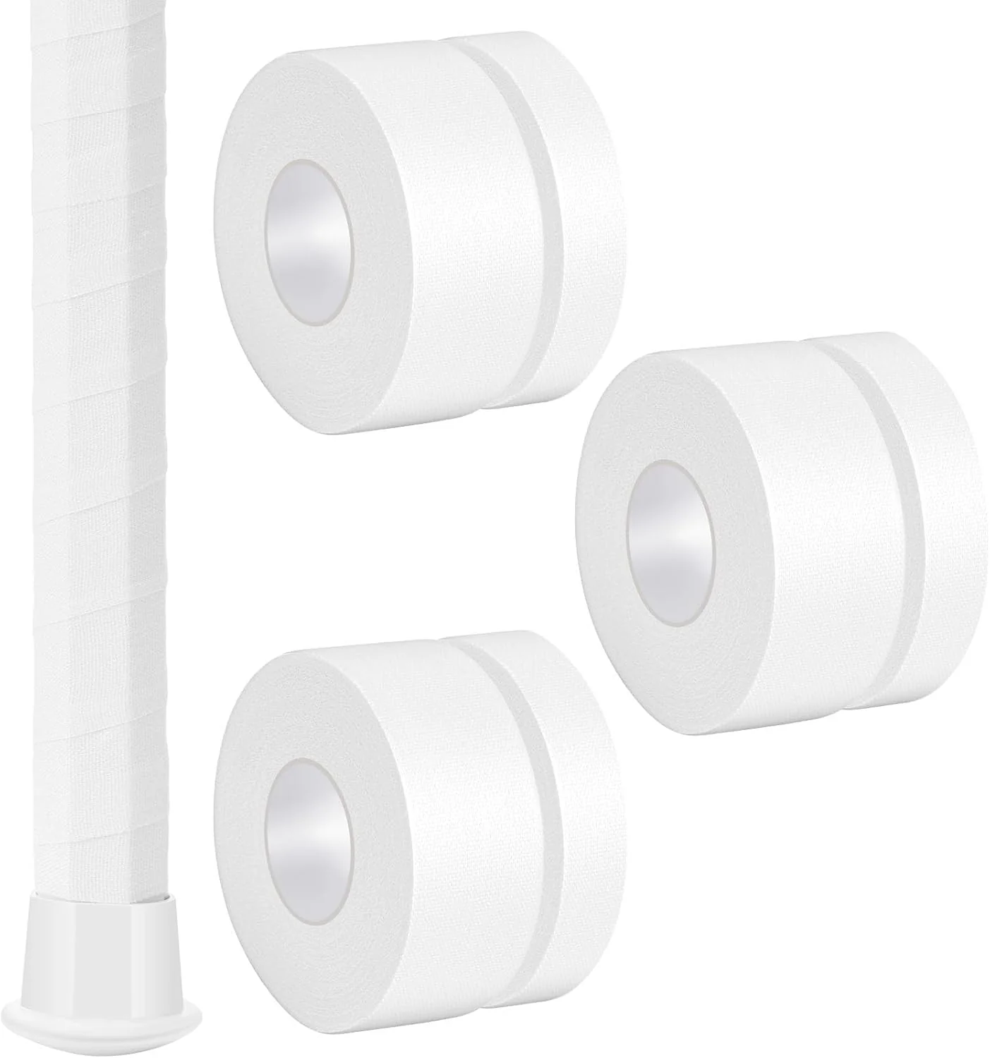 30 ft Lacrosse Stick Tape 1 Inch 1/2 Inch Non-precut Cotton Sweat Absorbent Grip Tape